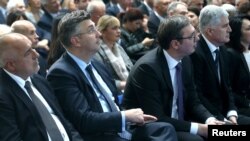 Andrej Plenković i Aleksandar Vučić