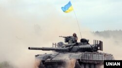 Иллюстративное фото. Военные учения украинской армии в Харьковской области. Август 2016 года