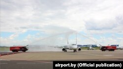 Менскі аэрапорт сустракае першы самалёт Lufthansa з сакавіка 2020 году.