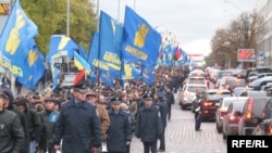 A rally to celebrate the 67th anniversary of the UPA's founding took place in Kyiv last October.