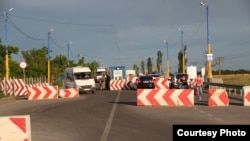 Административная граница с Крымом. Чонгар