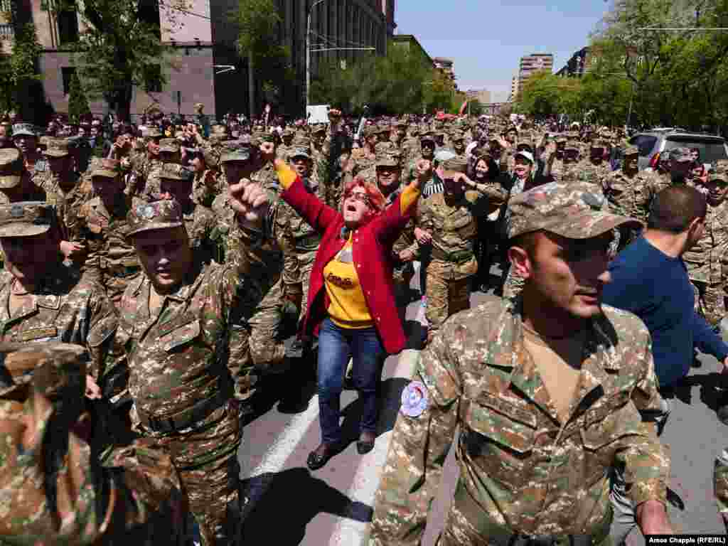 Hundreds of people joined the protest, which follows much larger gatherings at the weekend when tens of thousands of people demonstrated.&nbsp;