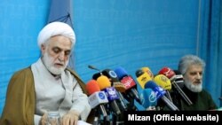 First deputy and the spokesman of Iran's judiciary, Gholamhossein Mohseni-Ejei. File photo