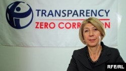 Претседателката на Транспарентност нулта корупција, Слаѓана Тасева.