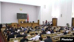 Armenia -- A session of the National Assembly.