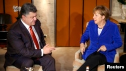 Встреча Петра Порошенко и Ангелы Меркель