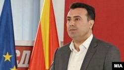 Претседателот на СДСМ Зоран Заев. 