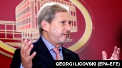 European Commissioner for Enlargement Negotiations Johannes Hahn 