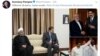 وزیر خارجه آمریکا در توئیتی با انتشار تصاویری از دیدارهای نیکلاس مادورو با رهبر و رئیس‌جمهوری اسلامی ایران، آنها را دیکتاتورهایی متفاوت با نتایج یکسان توصیف کرد