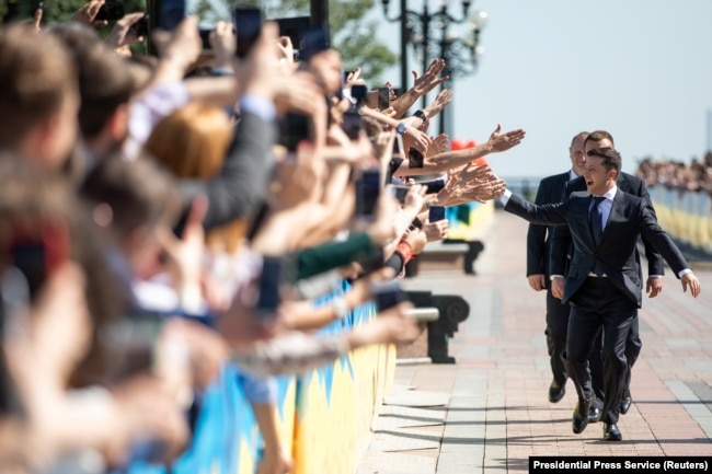 Володимир Зеленський перед церемонією інавгурації 20 травня 2019 року, Київ