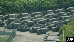 Ushtria kineze afër Hong Kongut