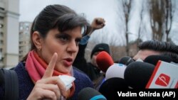 Fostul procuror șef anticorupție Laura Codruța Kovesi, 15 februarie 2019 București