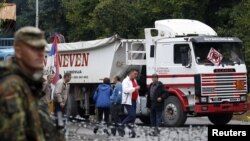 Kamion na prelazu Brnjak, 20. septembar 2011