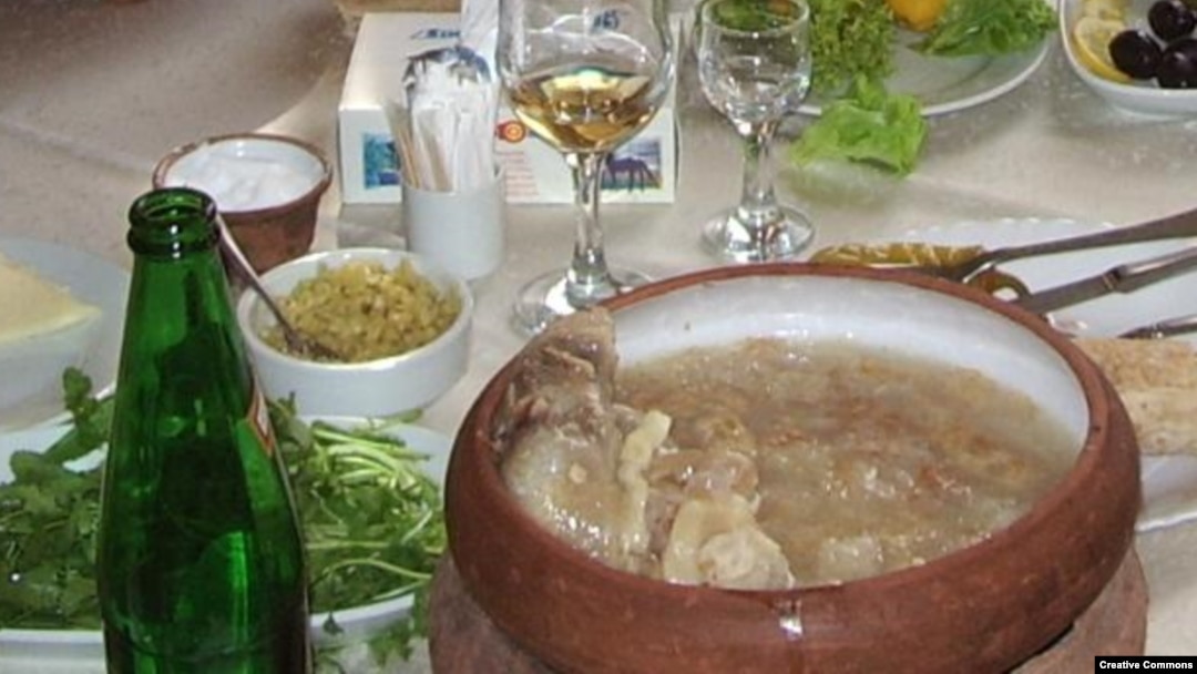 The traditional khash soup is another dish whose "nationality" is disputed.