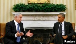 Президент США Барак Обама та прем’єр-міністр Ізраїлю Беньямін Нетаньяха, Білий дім, 1 жовтня 2014 року