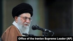 Иранскиот врховен верски лидер Ајатолах Али Хаменеи 