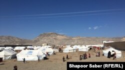 یک کمپ آوارگان افغان در نزدیکی شهر هرات