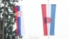 Zastave Srbije i Hrvatske (ilustrativna fotografija)