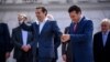 Скопје- премиерите на Северна Македонија и на Грција Зоран Заев и Алексис Ципрас, 02.04.2019