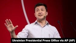 Presidenti ukrainas, Volodymyr Zelenskiy. Fotografi nga arkivi.