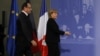 Канцлер Германии Ангела Меркель и президент Франции Франсуа Олланд на встрече в Берлине по случаю 50-летия со дня подписания Елисейского договора, 22 января 2013 года