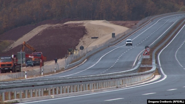 Dio autoputa na koridoru 10 kroz Srbiju