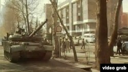 Душанбе в годы гражданской войны. Архивное фото.