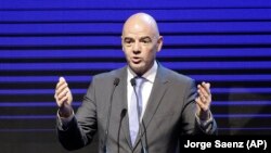 Presidenti i Federatës Botërore të Futbollit (FIFA), Gianni Infantino.