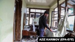 خسارات ناشی یک حمله در منطقه‌ای از آذربایجان