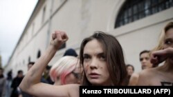 اکسانا شاچکو، از پایه‌گذاران گروه فمن