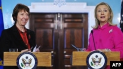 Hillary Clinton i Catherine Ashton