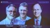 Câștigătorii premiului Nobel pentru Medicină în 2019 sunt, de la stânga la dreapta: Gregg Semenza (Statele Unite), Peter Ratcliffe (Marea Britanie) și William Kaelin (Statele Unite)