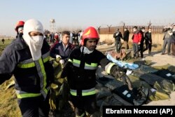 Украиналық ұшақ құлаған аймақ. Тегеран, 8 қаңтар 2020 жыл.