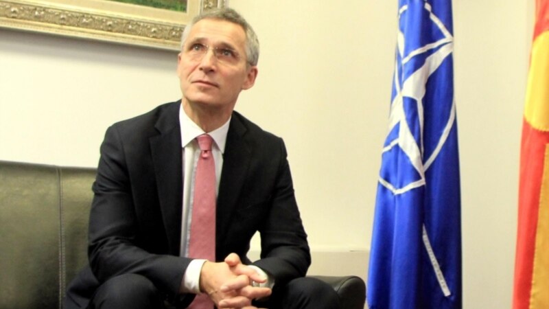 Столтенберг: НАТО ќе продoлжи да ја поддржува Македонија 
