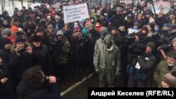 Жители Волоколамска требуют закрыть мусорный полигон "Ядрово" 10 марта 2018