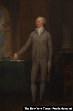 Джон Трамбл. Портрет Александра Гамильтона, 1792