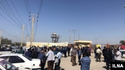 Ahvaz - 3500 worker of a steel factory went on strike for unpaid wages in January 2013.