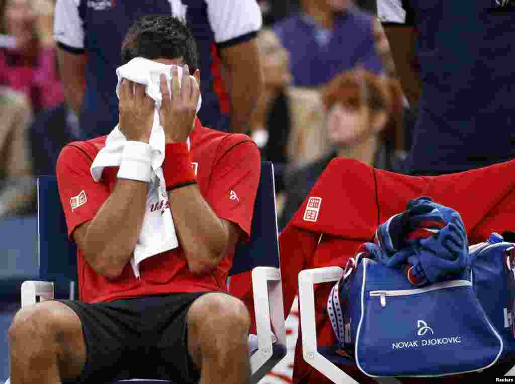 Novak Đoković, US Open, New York, 9. septembar 2013. Foto: REUTERS / Mike Segar 