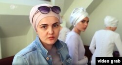 Зарина Бабаджанова. Кадр из фильма ZDF "Wolga, Wodka und WM".