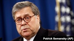 Prokurori i Përgjithshëm amerikan, William Barr.