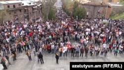 Митинг движения «Я против» в Ереване, 12 апреля 2014 г.