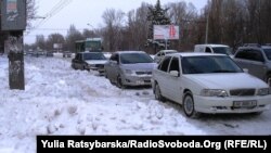 Сніг у Дніпропетровську, 18 січня 2015 року