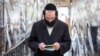 Ukraine -- A Jewish pilgrim visits the grave of Rabbi Nachman of Breslov in the town of Uman, September, 15, 2020