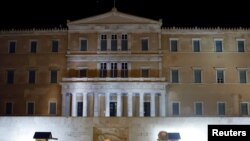 Грчкиот парламент во Атина, илустрација