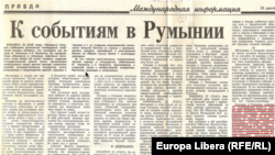 Corespondență de la București a lui Vl. Vedrașko din 26 decembrie 1989