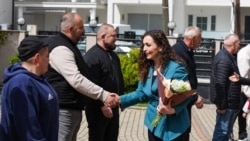 Pamje nga vizita e Osmanit në qytetin e Gjilanit.