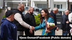 Pamje nga vizita e Osmanit në qytetin e Gjilanit.