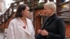 Belarusian oppositionists Svyatlana Tsikhanouskaya and Mariyya Kalesnikava in Venice earlier this month. 
