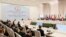 A view of a multilateral conference aimed at laying the groundwork for direct talks between the Afghan government and the Taliban, in Tashkent on March 27.
