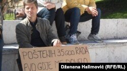 Protest radnika u Sarajevu, fotoarhiv